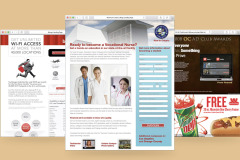 Case Study, DGWB Advertising. Digital Ads and Pages, CareCredit, Boingo Wireless, (ACC) American Career College.